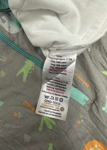 Uzun Kollu Fermuarlı Erkek Çocuk Uyku Tulumu - Görsel 8