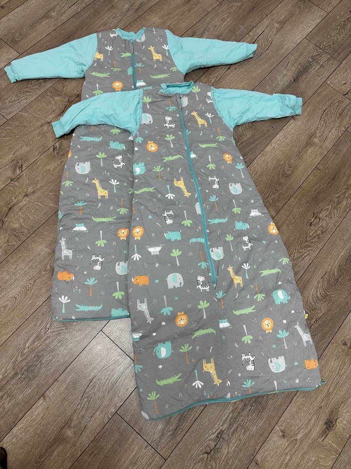 Uzun Kollu Fermuarlı Erkek Çocuk Uyku Tulumu - Görsel 4