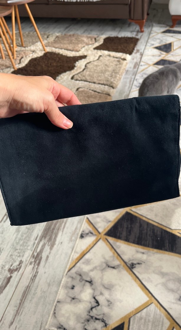 Siyah Süet Kadın Çanta marka temsili - Görsel 4