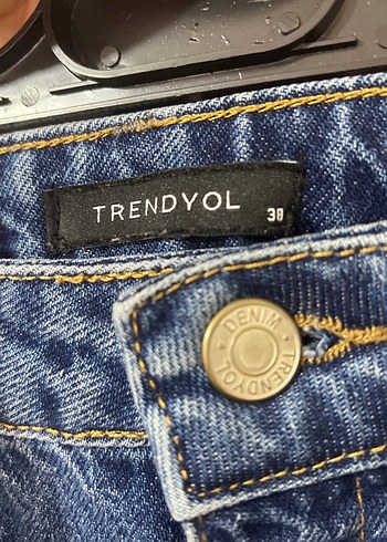 Kadın Lacivert Bol Kesim Kot Pantolon - Görsel 2