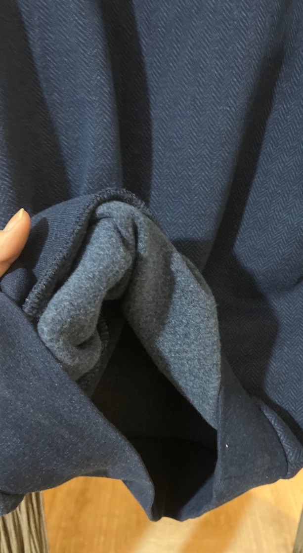 Erkek Mavi Boğazı Fermuarlı Sweatshirt - Görsel 3