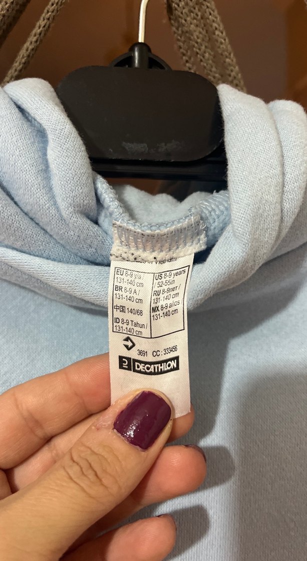 Çocuk Mavi Basic Sweatshirt - Görsel 2