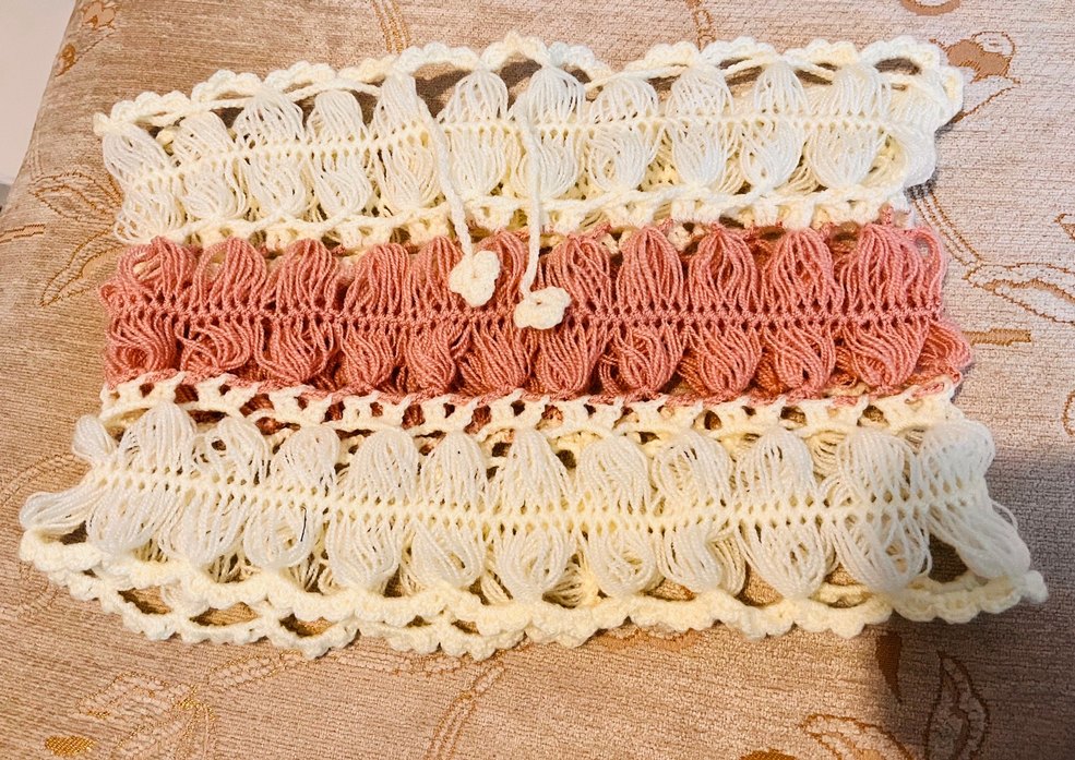 Örgü Bohem Kadın boyunluk - Görsel 2