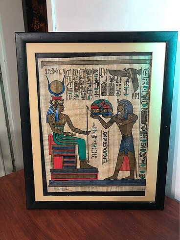 Mısır çizimleri temalı tablo
