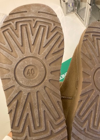 Benetton Bej Süet Kadın Bot - Görsel 7