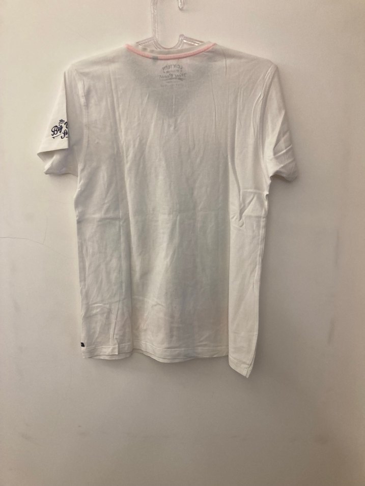 Beyaz Baskılı Erkek Tişört - Görsel 3