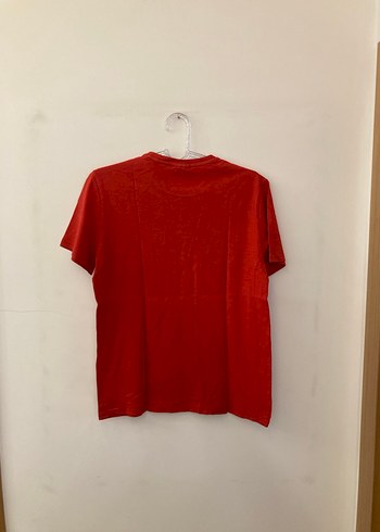 Erkek Çocuk Kırmızı Baskılı Kısa Kollu Tişört - Görsel 4