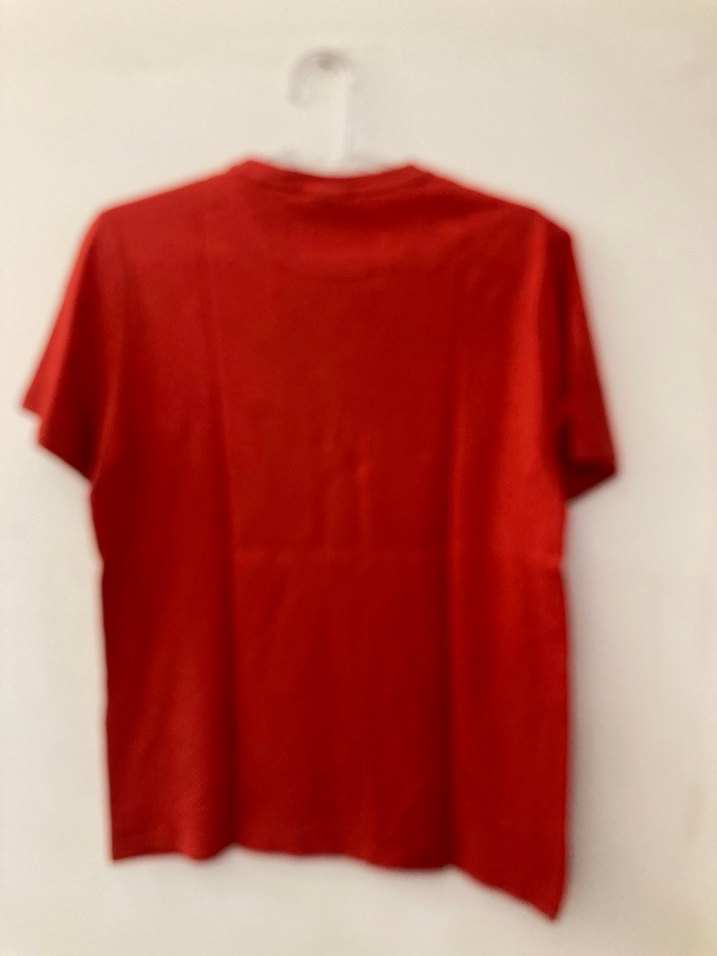 Erkek Çocuk Kırmızı Baskılı Kısa Kollu Tişört - Görsel 3