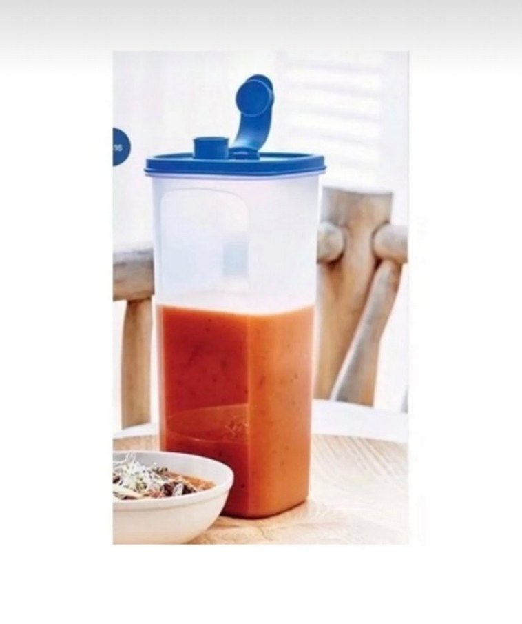 Tupperware Mavi kapaklı sürahi 2 lt - Görsel 3