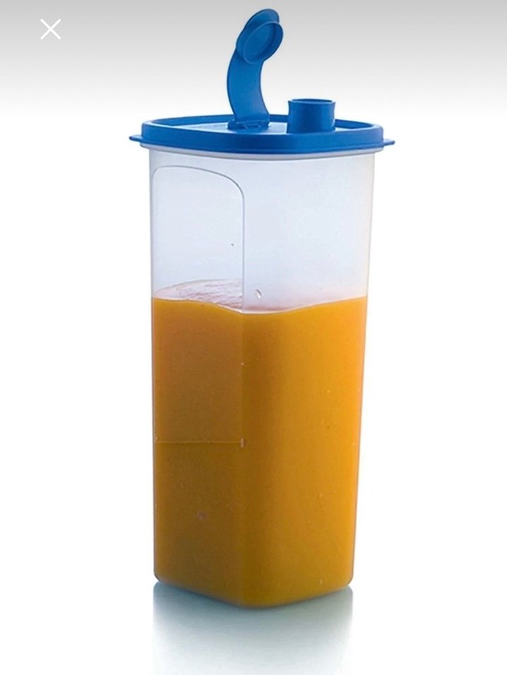 Tupperware Mavi kapaklı sürahi 2 lt - Görsel 2