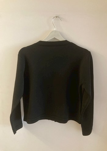 On Fashion Düğmeli Siyah Kadın Hırka