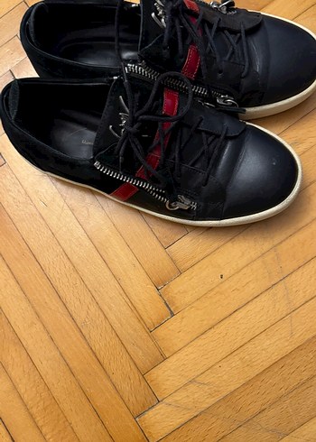 Kırmızı Detaylı Siyah Erkek Spor Ayakkabı 43 no zanotti - Görsel 2