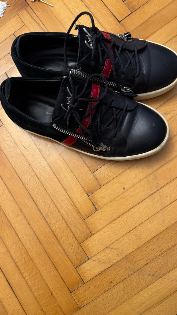 Kırmızı Detaylı Siyah Erkek Spor Ayakkabı 43 no zanotti - Görsel 2