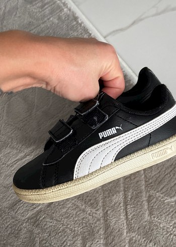 26 Beden Erkek Çocuk Siyah Puma Spor Ayakkabı