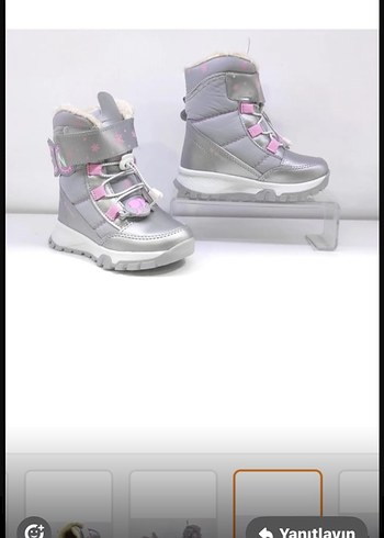 Gri pembe Kız Çocuk Bot