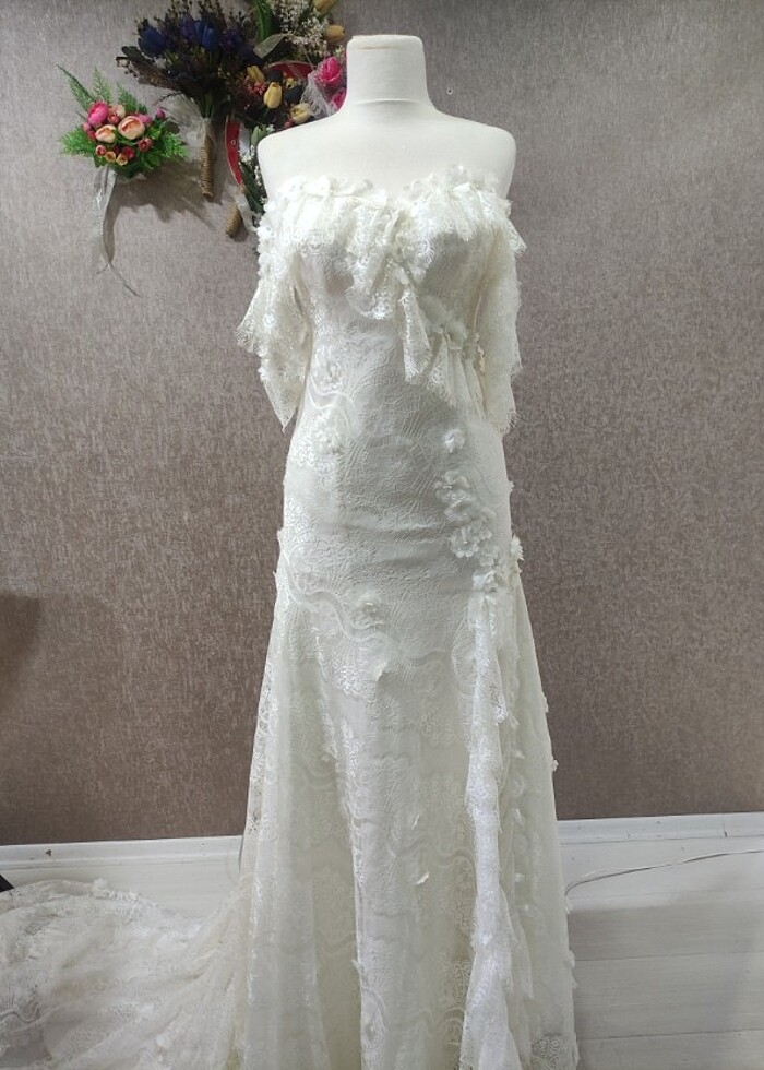 Balık gelinlik nikah elbisesi - Görsel 2