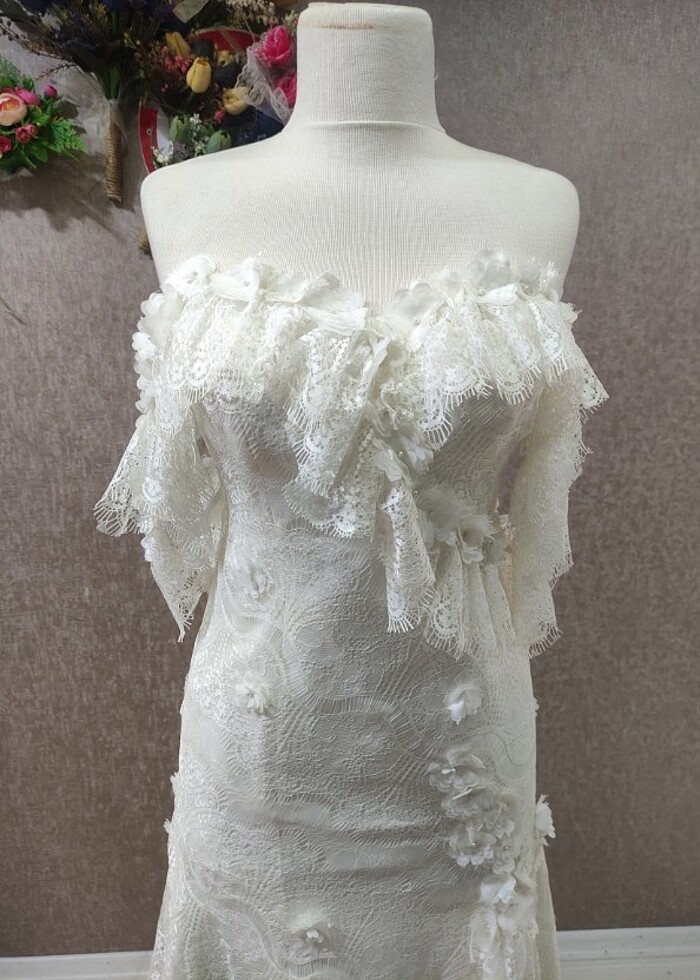 Balık gelinlik nikah elbisesi - Görsel 4