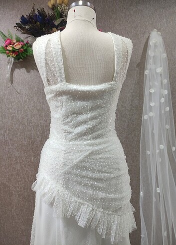 Balık gelinlik abiye  - Görsel 3