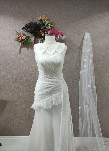 Balık gelinlik abiye  - Görsel 2