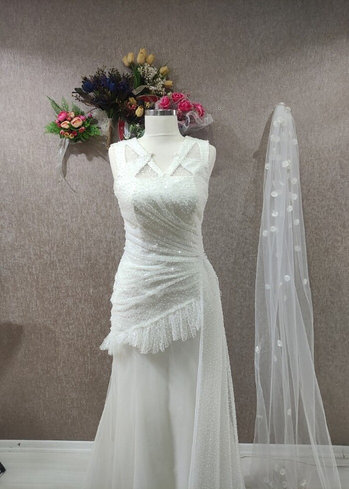 Balık gelinlik abiye  - Görsel 2