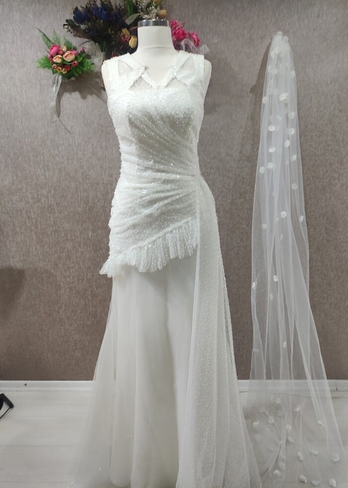 Balık gelinlik abiye  - Görsel 4