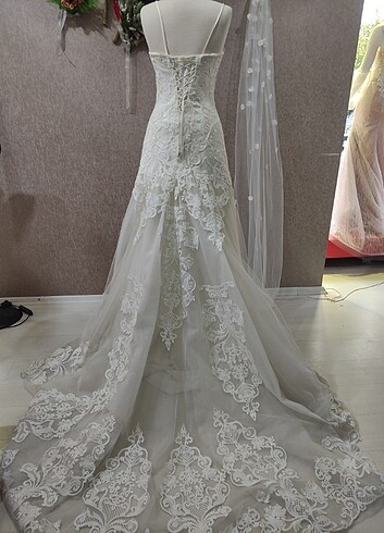 Balık gelinlik nikah elbisesi - Görsel 4