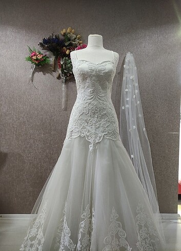 Balık gelinlik nikah elbisesi - Görsel 2