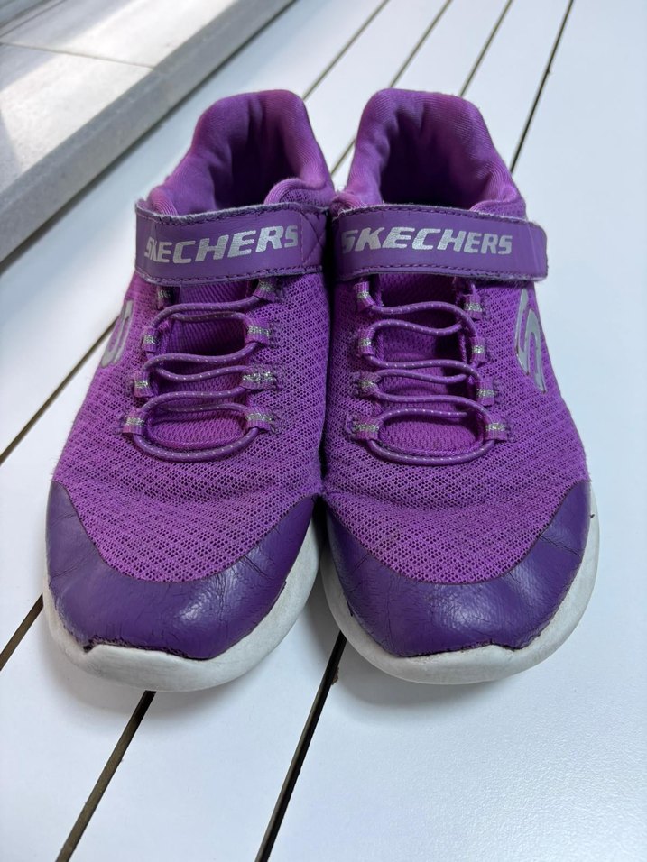 Mor Skechers Kız Çocuk Spor Ayakkabı - Görsel 4