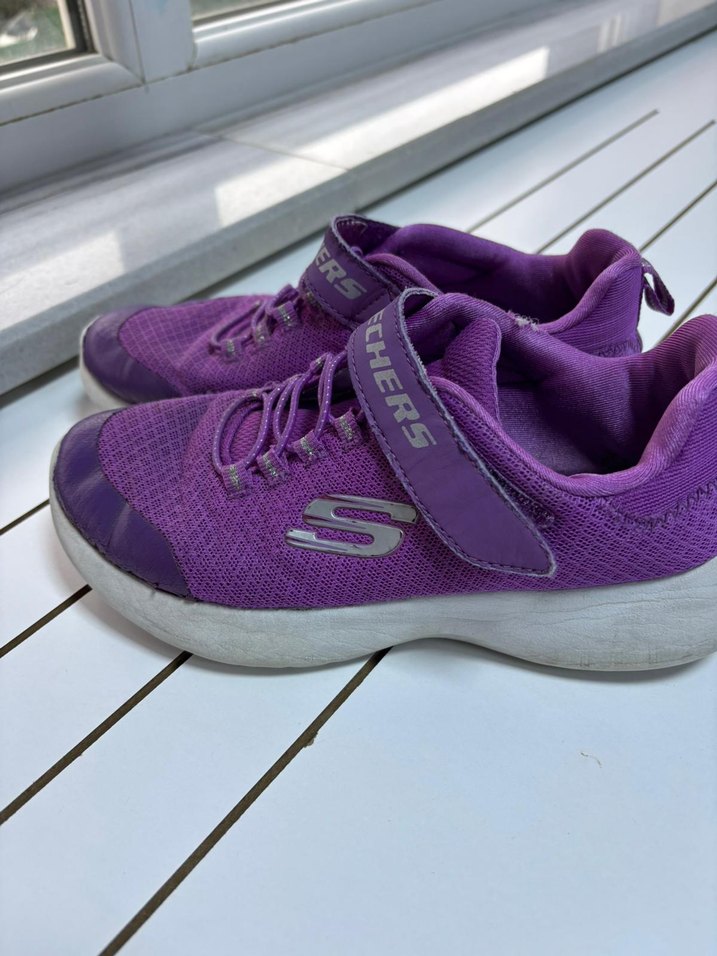 Mor Skechers Kız Çocuk Spor Ayakkabı - Görsel 3