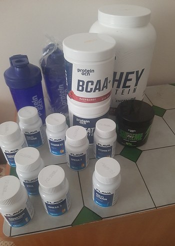  Beden Protein, BCAA ve Vitamin Takviyeleri Seti