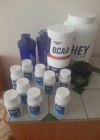 Diğer Protein, BCAA ve Vitamin Takviyeleri Seti
