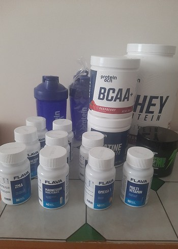 Protein, BCAA ve Vitamin Takviyeleri Seti