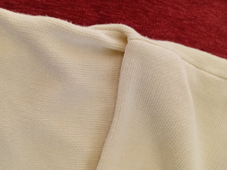 Bisiklet yaka,bol dökümlü yün kazak.Kullanılmadı. - Görsel 5