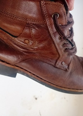 Kahverengi Deri Erkek Derimod bot - Görsel 2