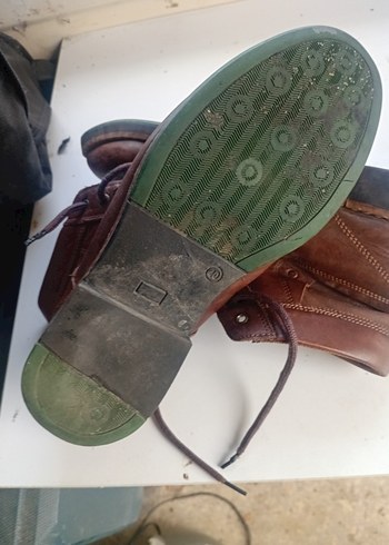 Kahverengi Deri Erkek Derimod bot - Görsel 4