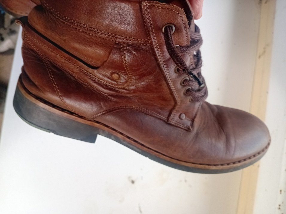 Kahverengi Deri Erkek Derimod bot - Görsel 2