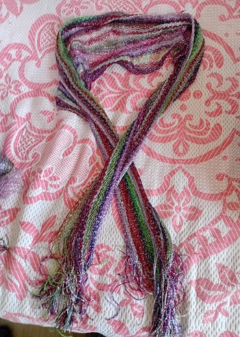 Renkli Pileli Bohem Kadın Fuları 5 adet - Görsel 2