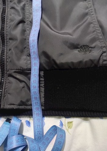 Gri Dayanıklı ve Fonksiyonel Erkek mont Mavi marka L beden - Görsel 9