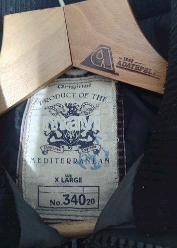 Gri Dayanıklı ve Fonksiyonel Erkek mont Mavi marka L beden - Görsel 6