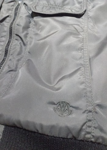 Gri Dayanıklı ve Fonksiyonel Erkek mont Mavi marka L beden - Görsel 11