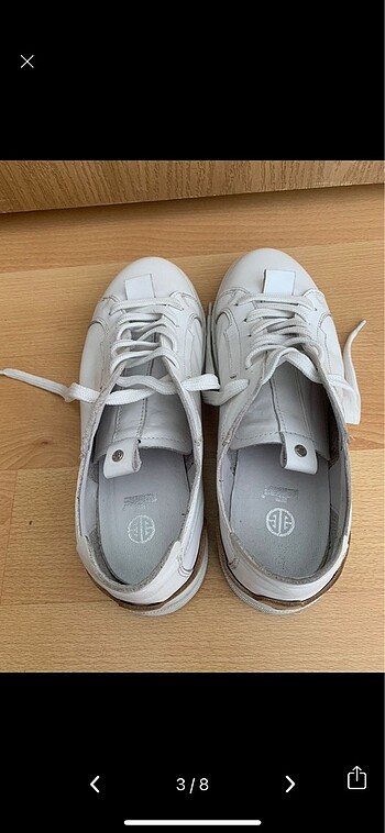 38 Beden beyaz Renk Elle ayakkabı