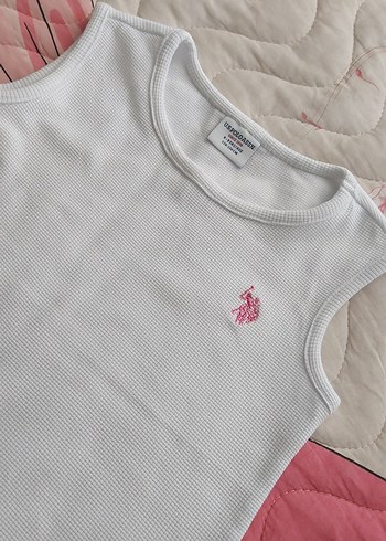 Beyaz Kız Çocuk kolsuz t.shirt - Görsel 2