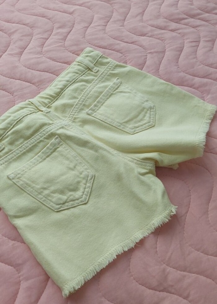 Kiz cocuk şort ayarlanabilir düğmeli - Görsel 2