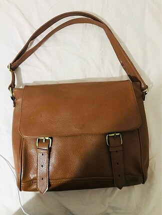 Vintage kahverengi çanta