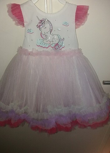 24-36 Ay Beden Unicorn elbise