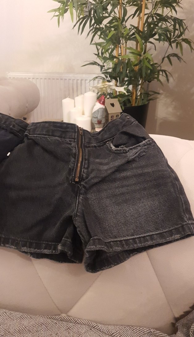 Kız Çocuk Siyah Kot Etek şort zara - Görsel 2