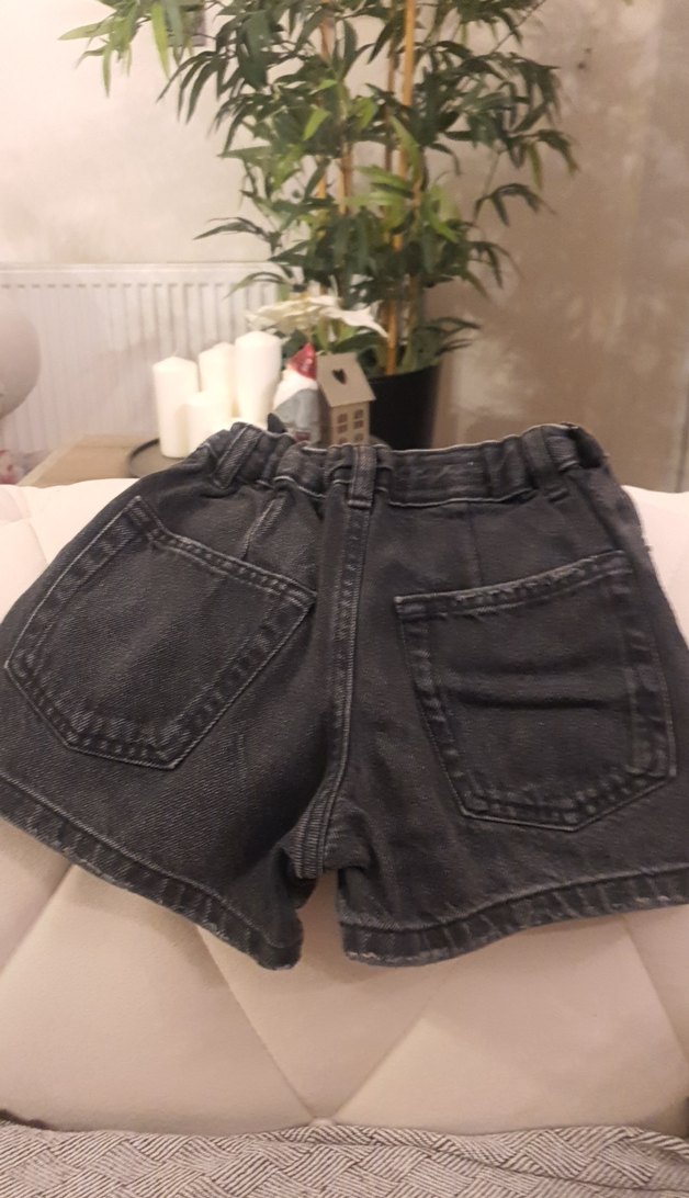 Kız Çocuk Siyah Kot Etek şort zara - Görsel 3