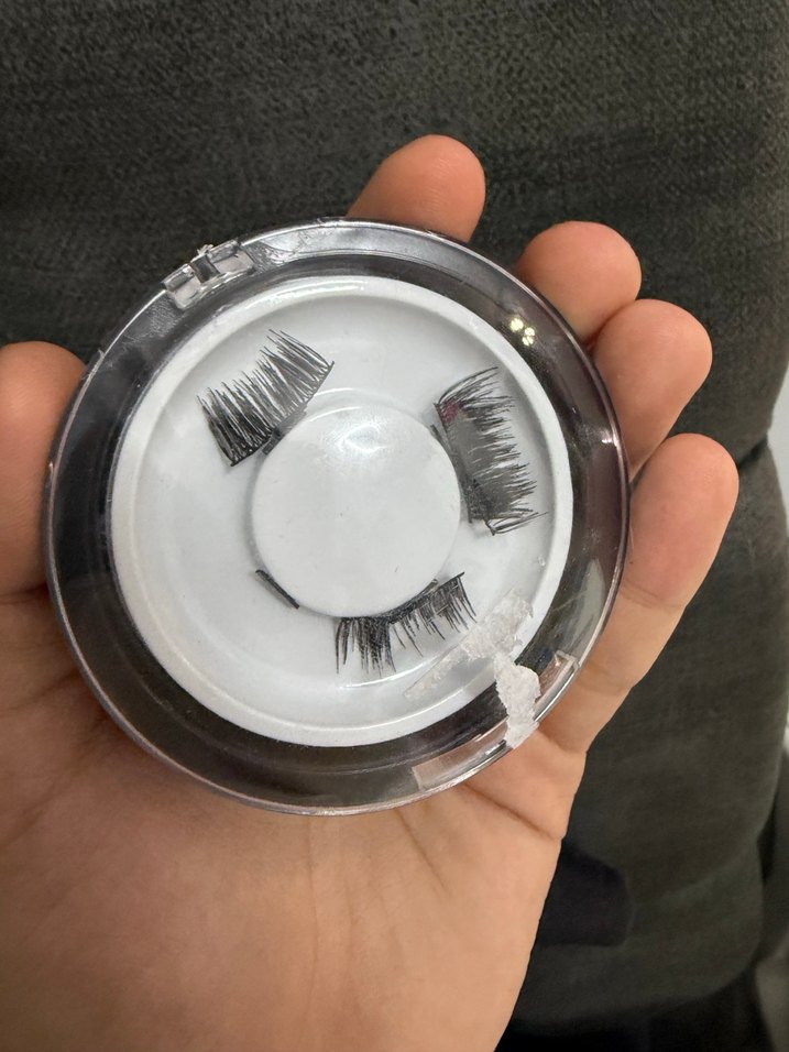 Mıknatıslı yarım takma kirpik - Görsel 2