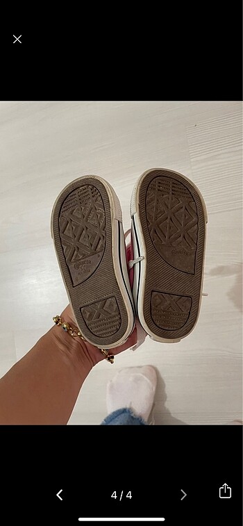 22 Beden pembe Renk Pembe converse