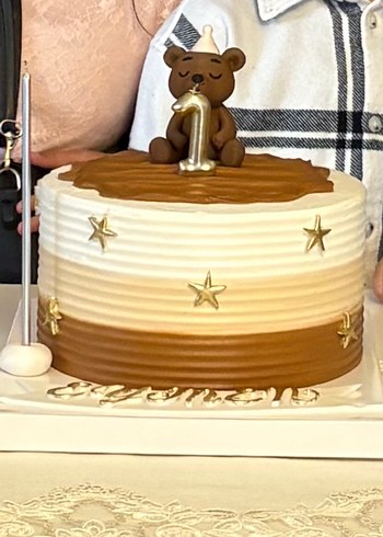 Muma üfleyen Ayıcıklı pasta süsü - Görsel 2